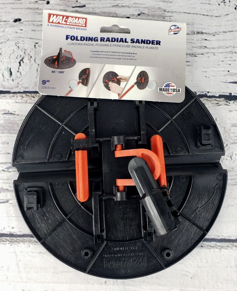 WAL-BOARD TOOLS Folding Radial Pole sander head 9-in x 9-in