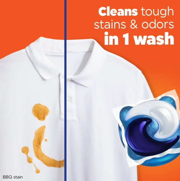 (4 pack) Tide PODS Liquid Laundry Detergent Pacs, Original Scent, 57 Count