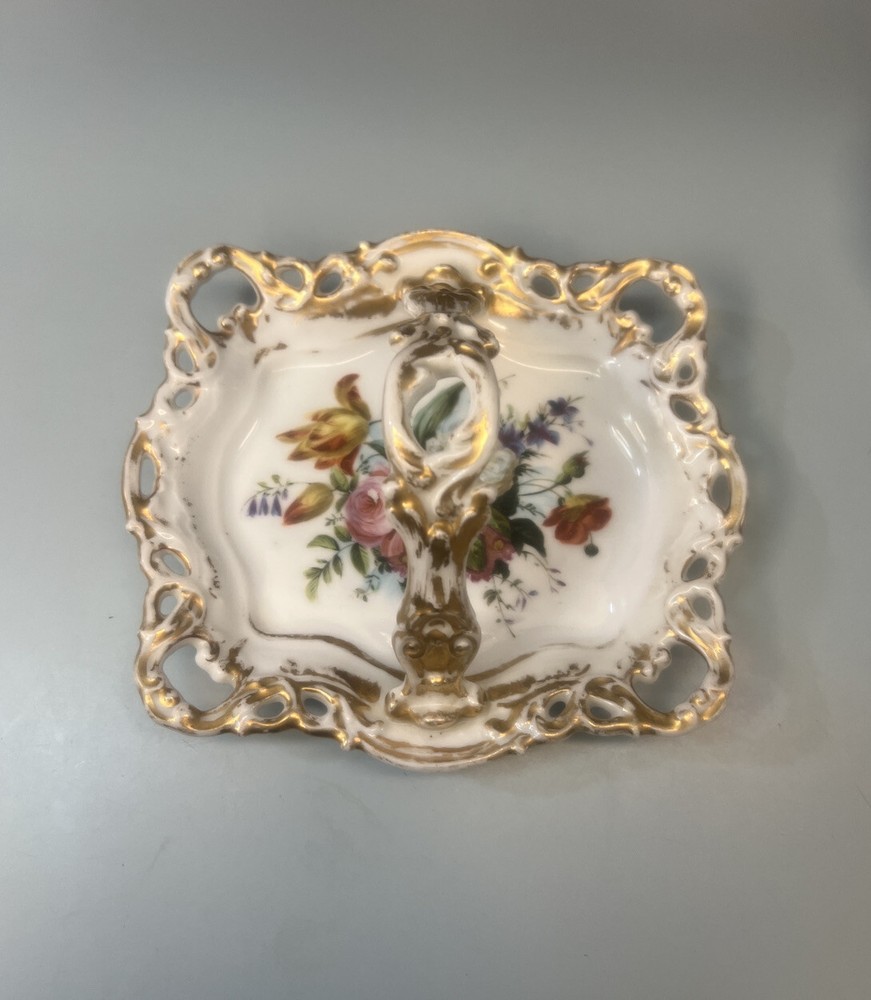 Porcelain Dish With Flowers