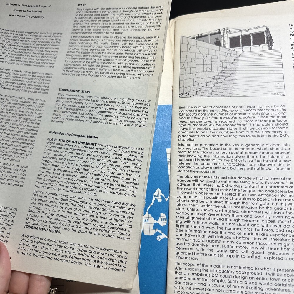 Dungeon And Dragon Dungeon Manual A1
