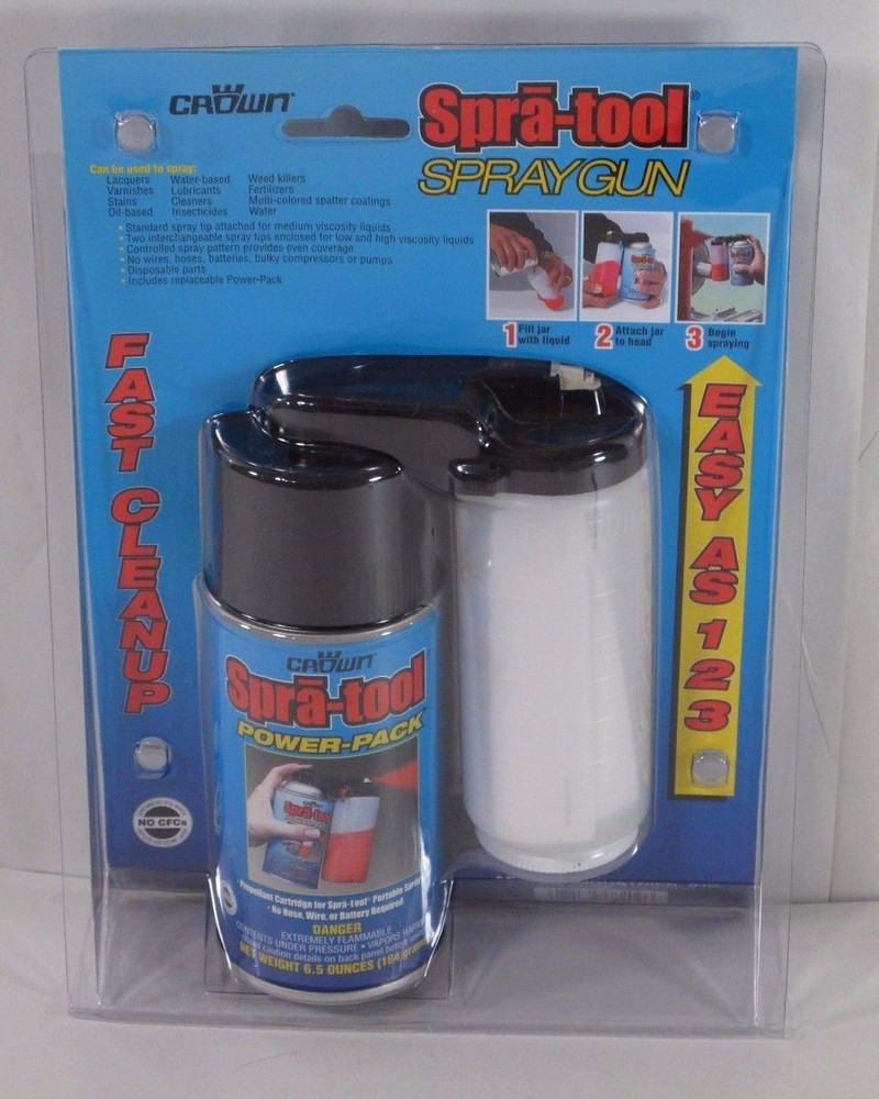 Crown Spra-Tool Spray Gun 8209 Kit includes Power-Pack