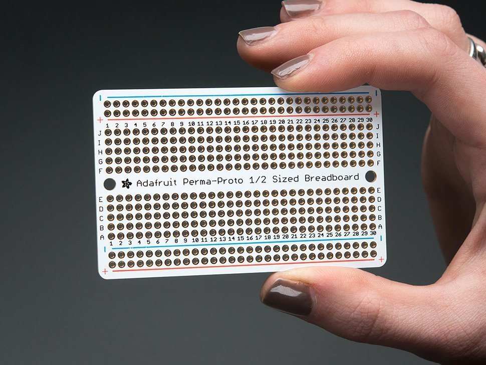 Adafruit Perma-Proto Half Sized Breadboard PCB Perf Boards 400 T Prototyping Q07
