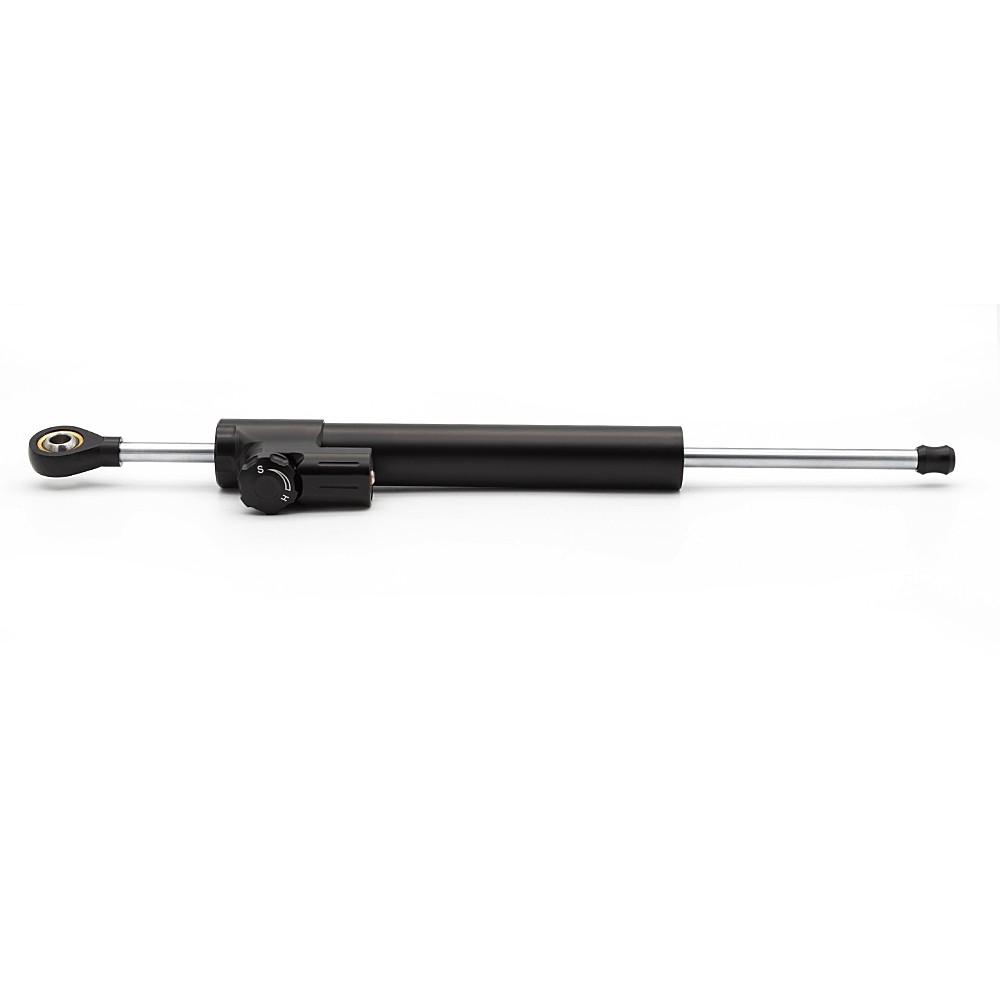 CNC 360mm Longer Steering Damper Stabilizer Linear Reversed Universal Black 1PCS