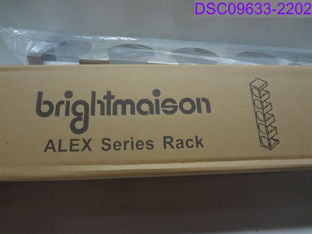Brightmaison Wall Mount Alex Wine Rack for 5 Bottles