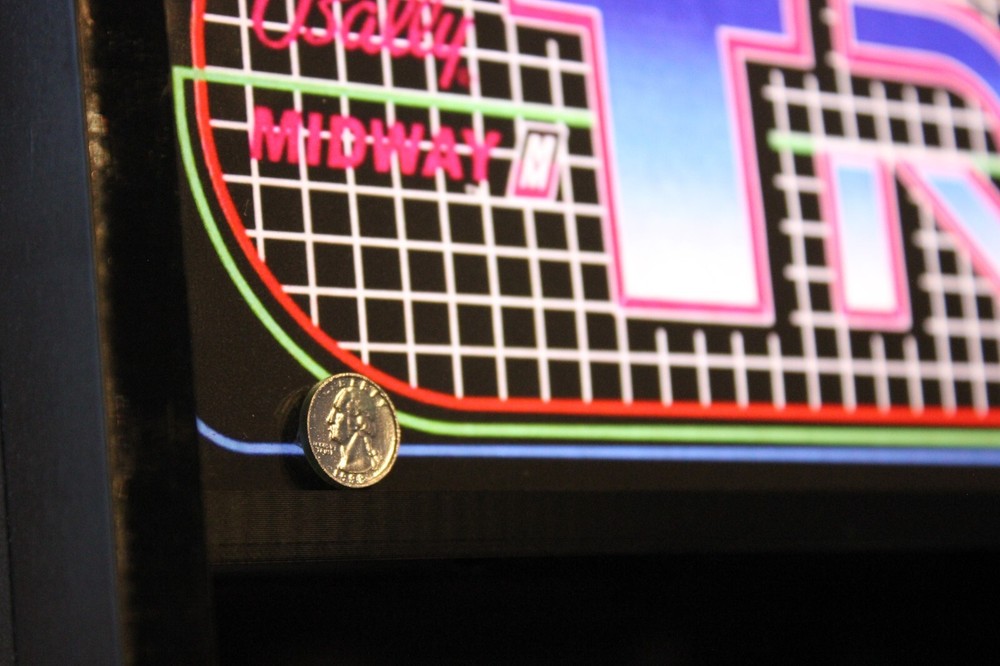 TRON Arcade, HALF SCALE Autographed by Bruce Boxleitner