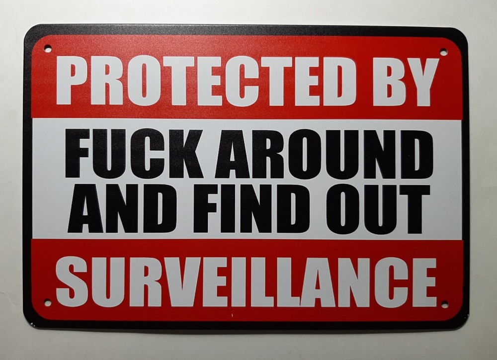 Novelty Home Security Sign