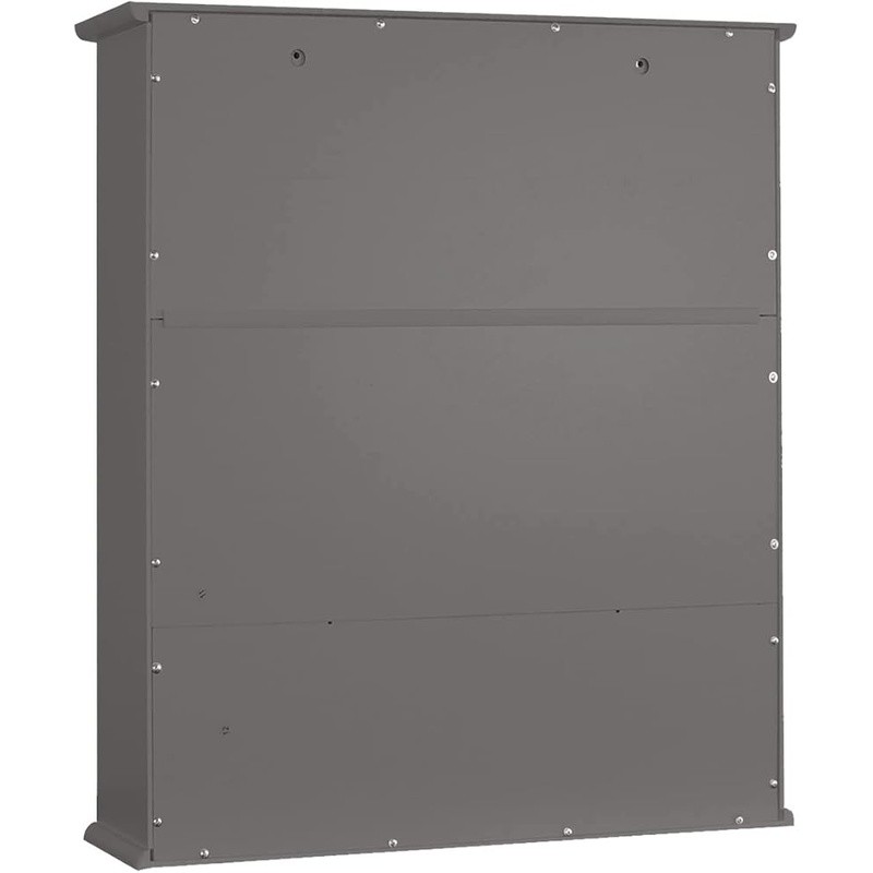 Wall Mounted Bathroom Storage Cabinet Adjustable Shelf Easy Assembly Organizer