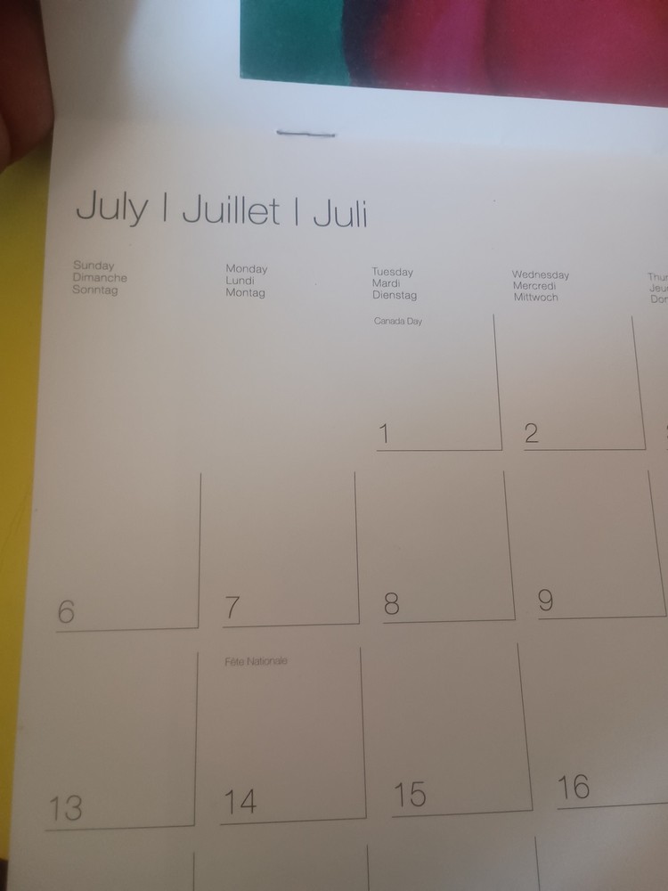 Georgia O’Keeffe Wall Art Calendar From 2008