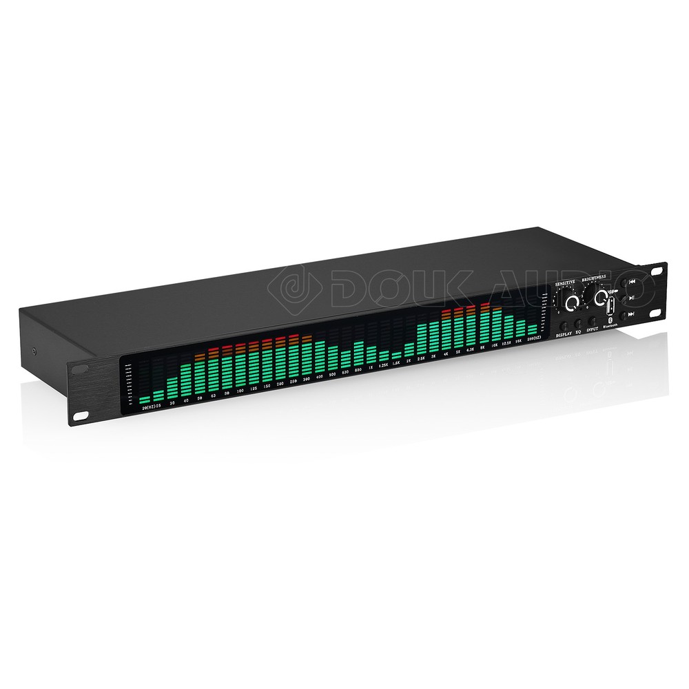 12-band LED Spectrum Analyzer Bluetooth Digital Audio Display for Studio/KTV