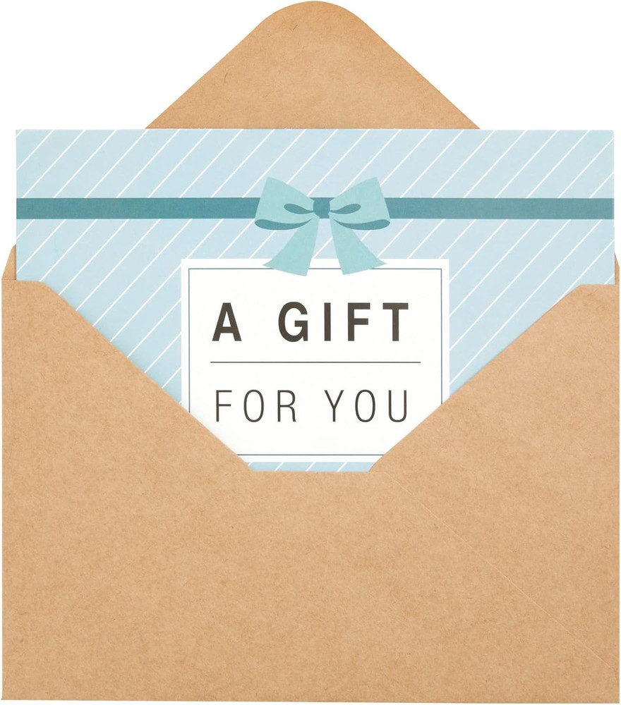 36 Pack Blank Paper Gift Certificates with Envelopes for Small Business,