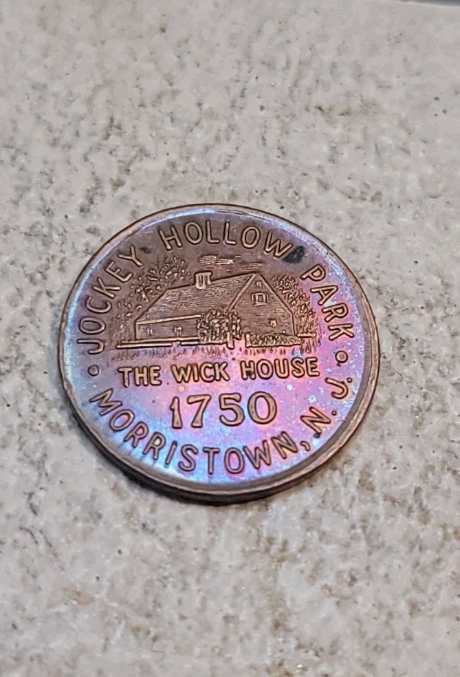1975 Penny Double Die Error Misprint Rainbow