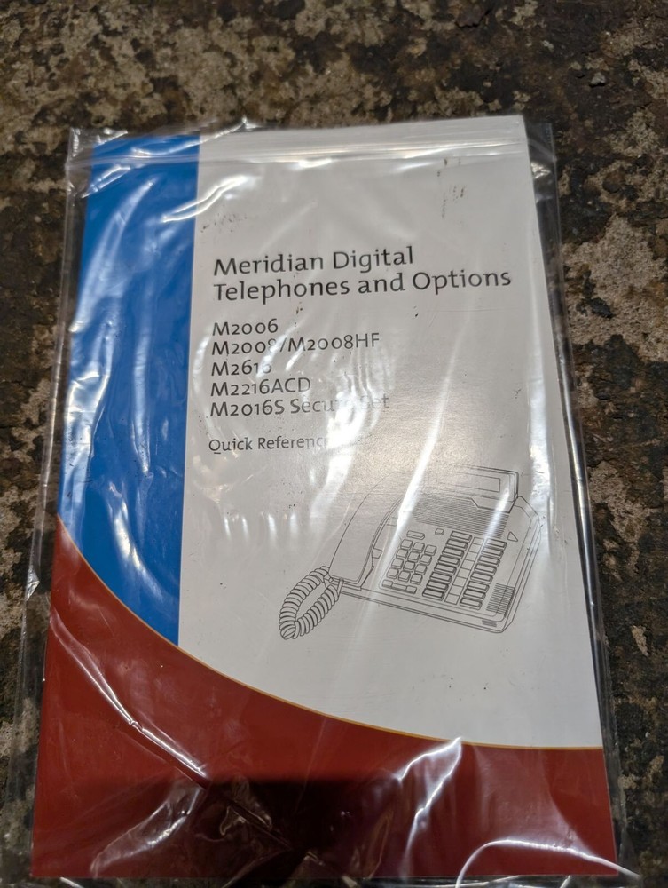Nortel Meridian M2000 Literature/Button Pack