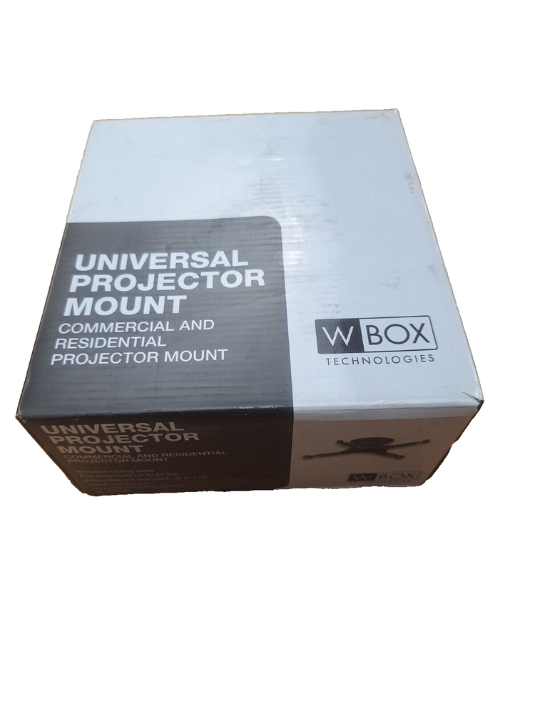 W Box Wbox Technologies 0E-40PMT Universal Projector Mount 4 Arm New