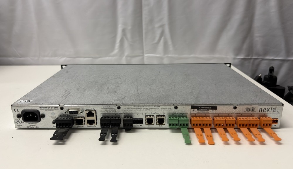 Biamp Audio Nexia TC Digital Audio Signal Processor