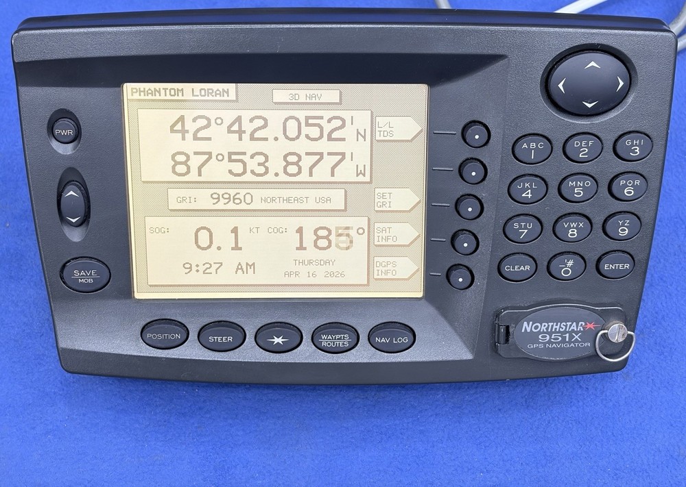 Northstar 951x DGPS / GPS Chartplotter Display - Fully Tested & Working