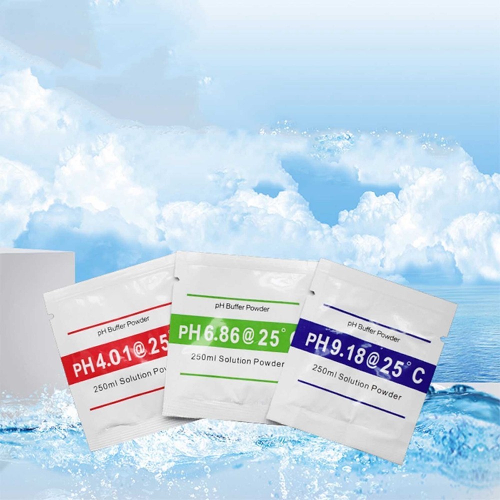 15 PC PH BUFFER SOLUTION POWDER PRECISE CALIBRATION - pH 4.01 / 6.86 / 9.18 USh3