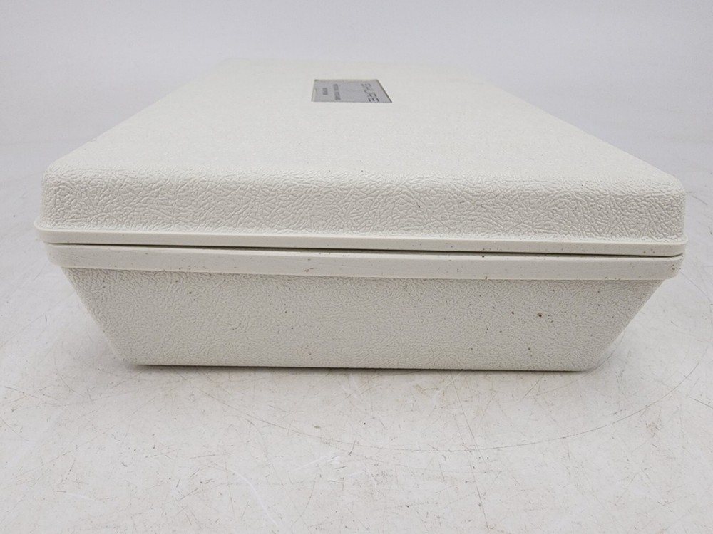 Vintage Shure Microphone Hard Plastic Protective Case White #2