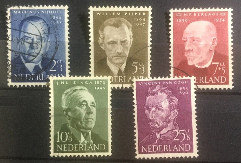 Netherlands SC #B264-68 Used Set 1954