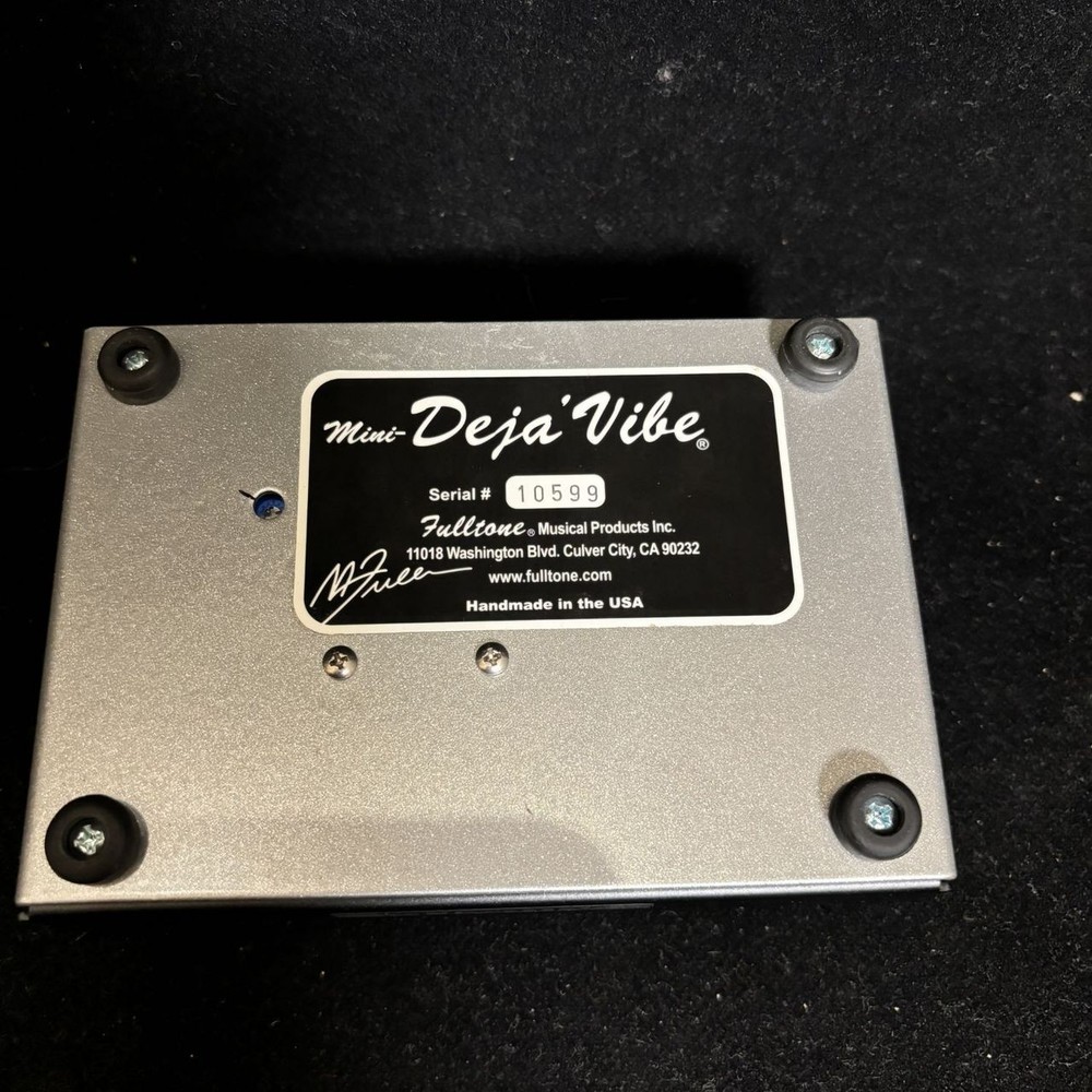 Fulltone Mini Deja Vibe Used Chorus