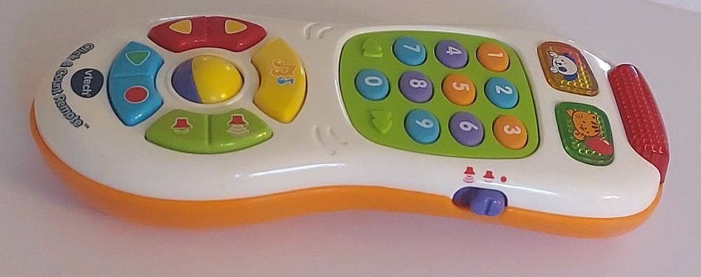 VTech Click and Count Remote White/Orange. Tested And Works