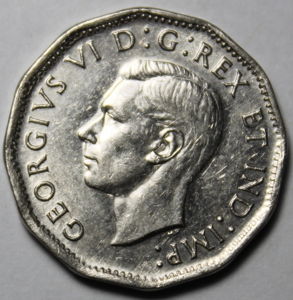 Canada 1946 5 Cents, AU (C272)