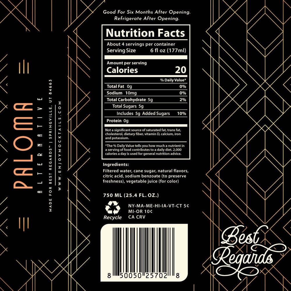 Paloma Non-Alcoholic Mocktail