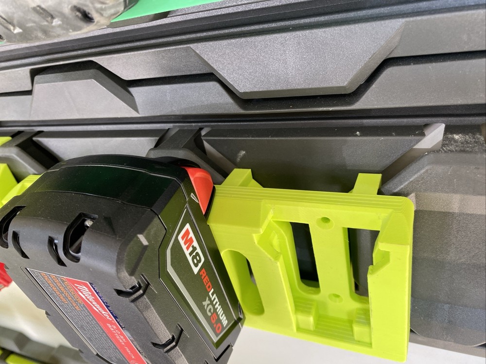 Ryobi Link Wall Rail Milwaukee M18 Battery Holder