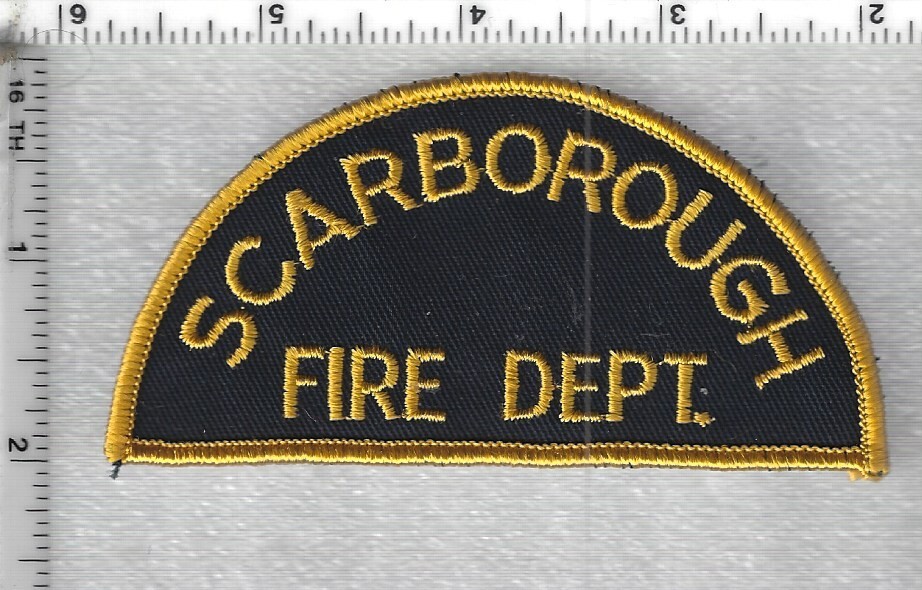 Scarborough Fire Department  (Ontario, Canada)  Shoulder Patch