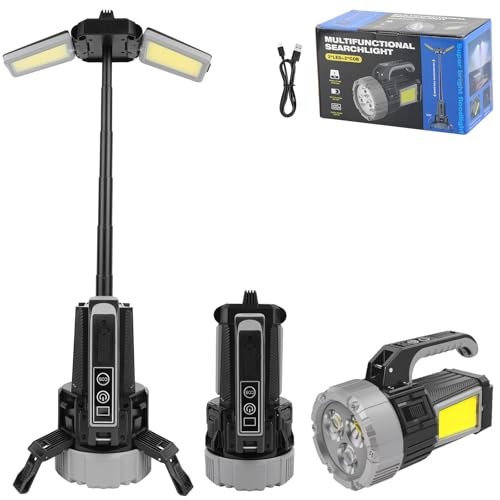 Rechargeable LED Work Light, 10400mAh 4400LM Camping Light with Tripod,