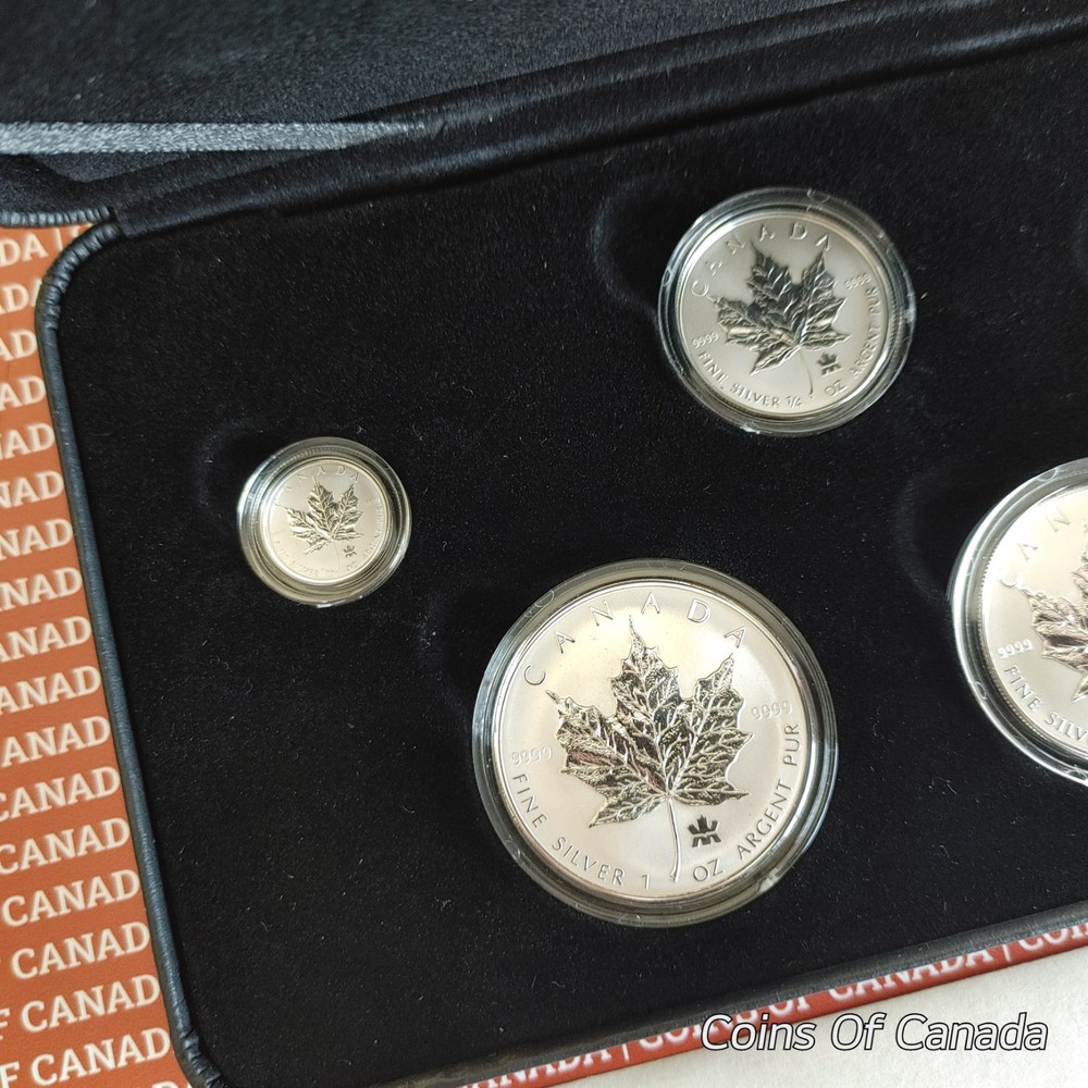 2004 Canada Silver Maple Leaf Privy Mark 5 Coin Set #coinsofcanada