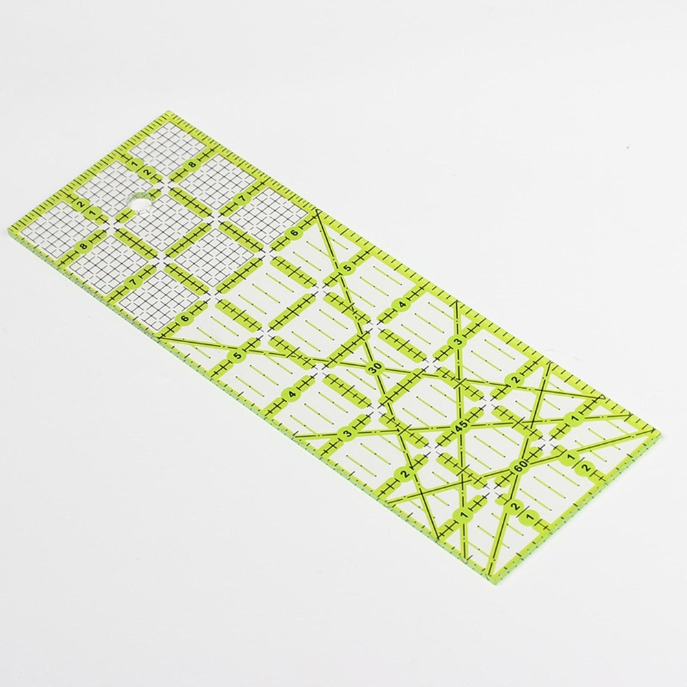 Creative Rectangle Quilt Ruler Quilting Template Patchwork Domestic Sewing