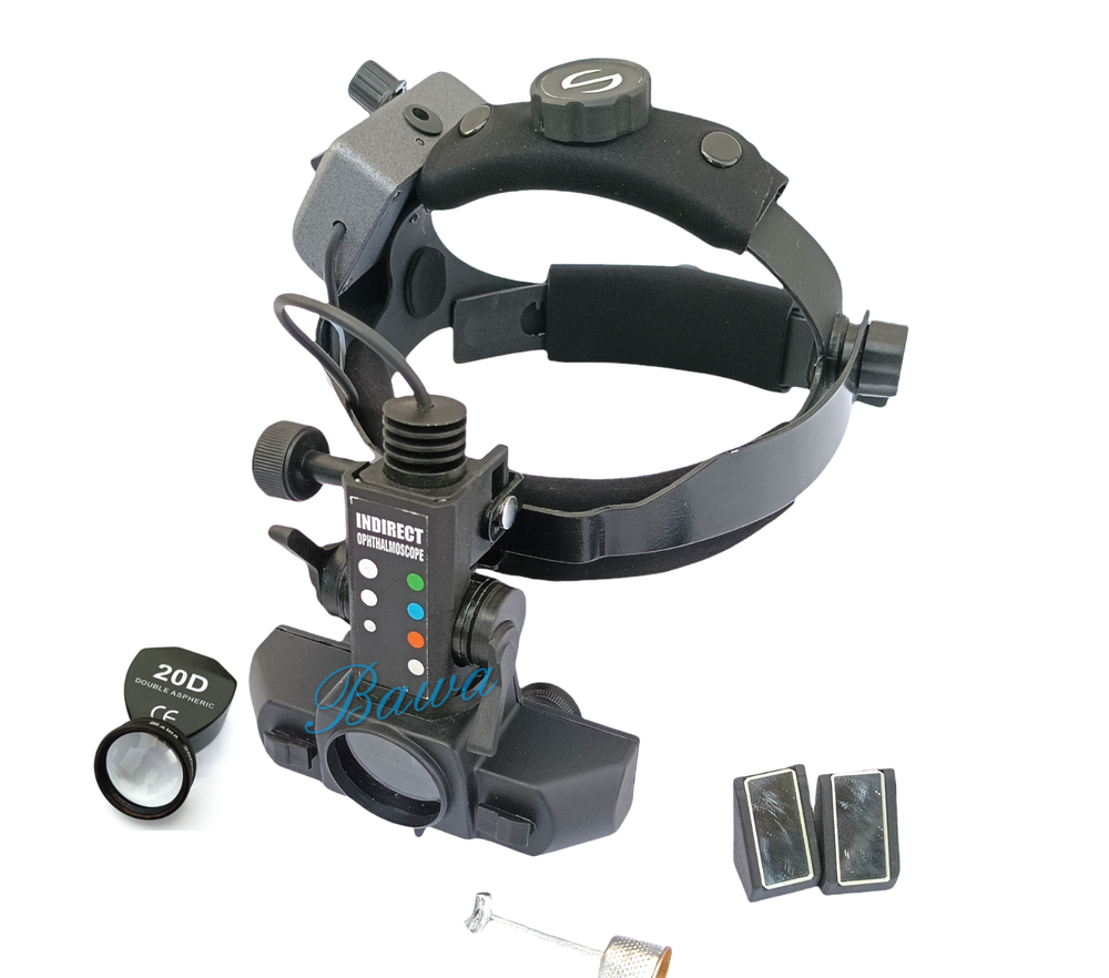 Binocular Indirect Ophthalmoscope Wireless & Rechargeable With 20D Lens