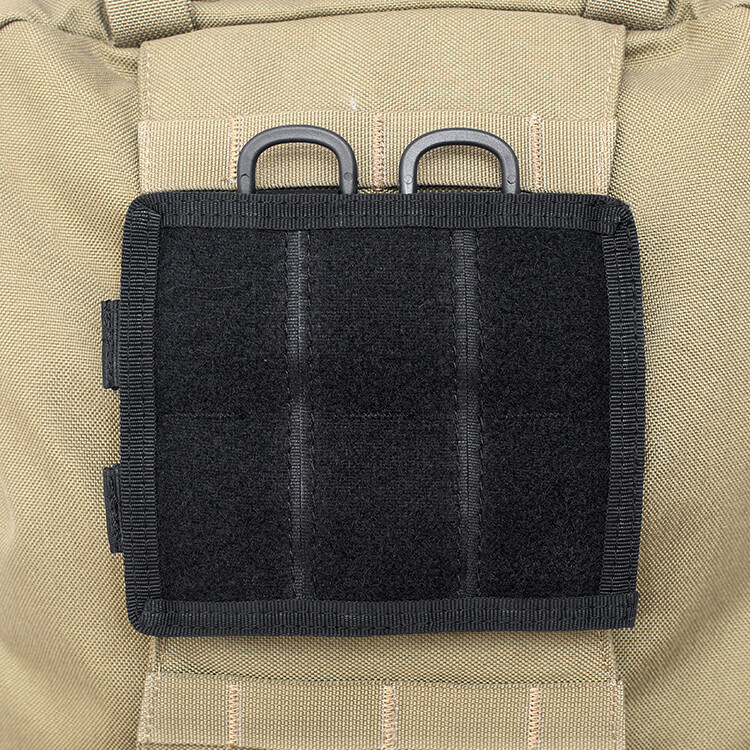 Hook & loop Panel MOLLE Cloth Patch for Tactical Vest Pouch Converter Adapter