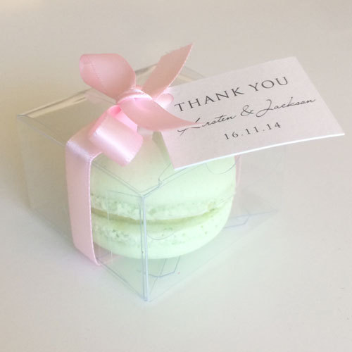 Clear Macaron Box for 1 Macarons($0.95/pc x 25 units) Macaron Box Macaron Boxes