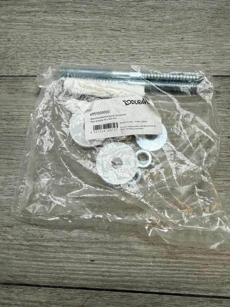 Duravit 695100000 Threaded Rod Assembly for Duravit Wall Mounted Sinks