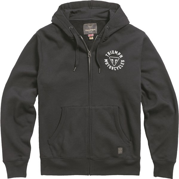 Triumph Digby Zip Hoody | Black | Size M