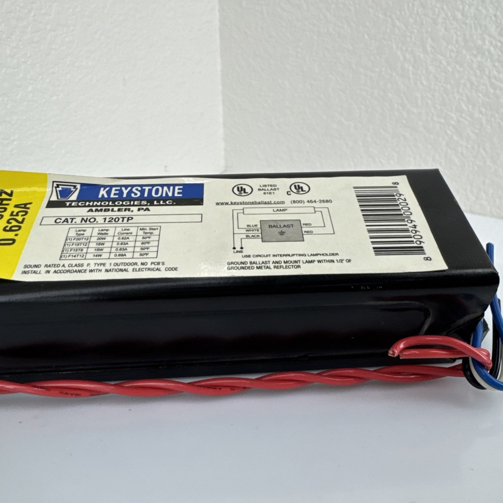 Keystone Electronic Ballast CAT. 120 Tp