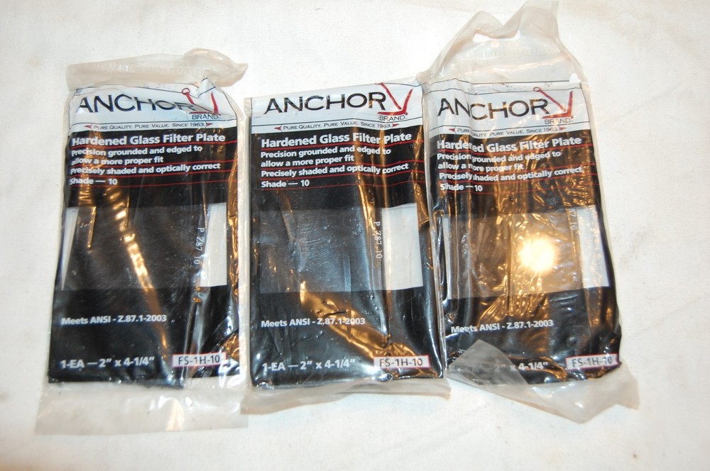 Three Anchor 2" X 4-1/4" #10 Hardened Glass Filter Plate