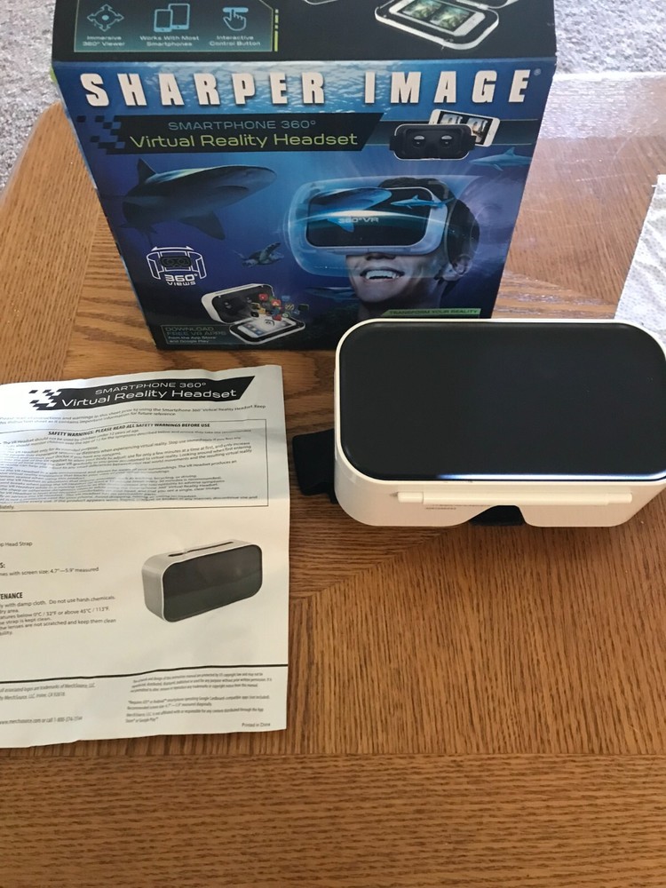 Sharper Image 360 Virtual Reality Smartphone Headset BRAND NEW !!