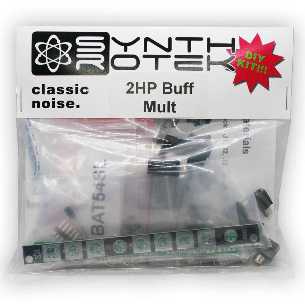 Synthrotek 2HP Buff Mult DIY Kit - Eurorack Buffered Multiple Module Kit