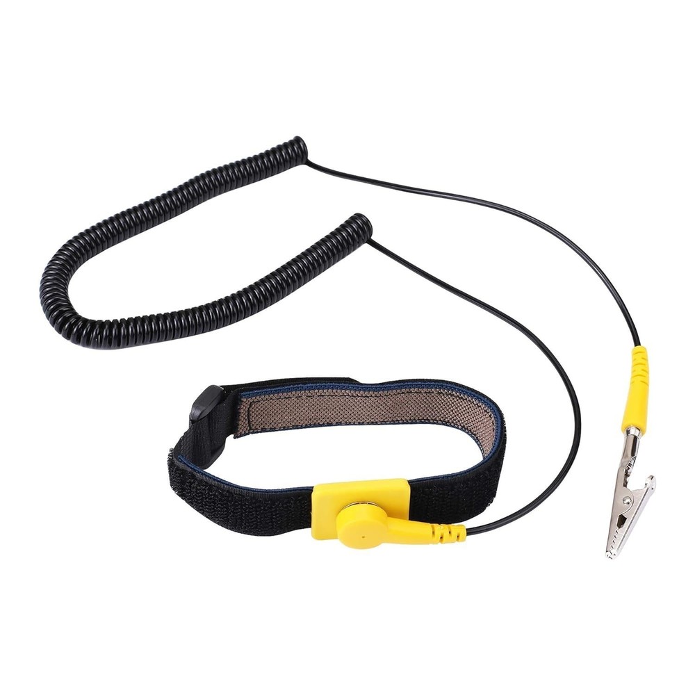 Durable Anti-Static Wrist Strap: 9.8ft Cable, Adjustable Fit for Professionals