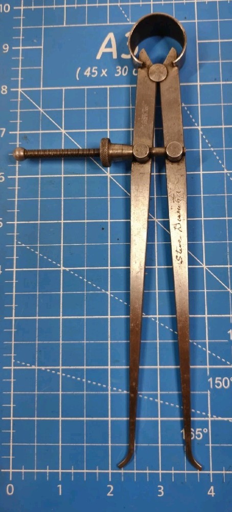 Vintage Lufkin 8½" Spring Inside Caliper Machinists Tool