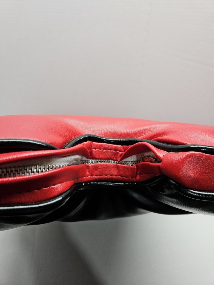 Vintage Camel Saddle Stool Cushion Only Black Red
