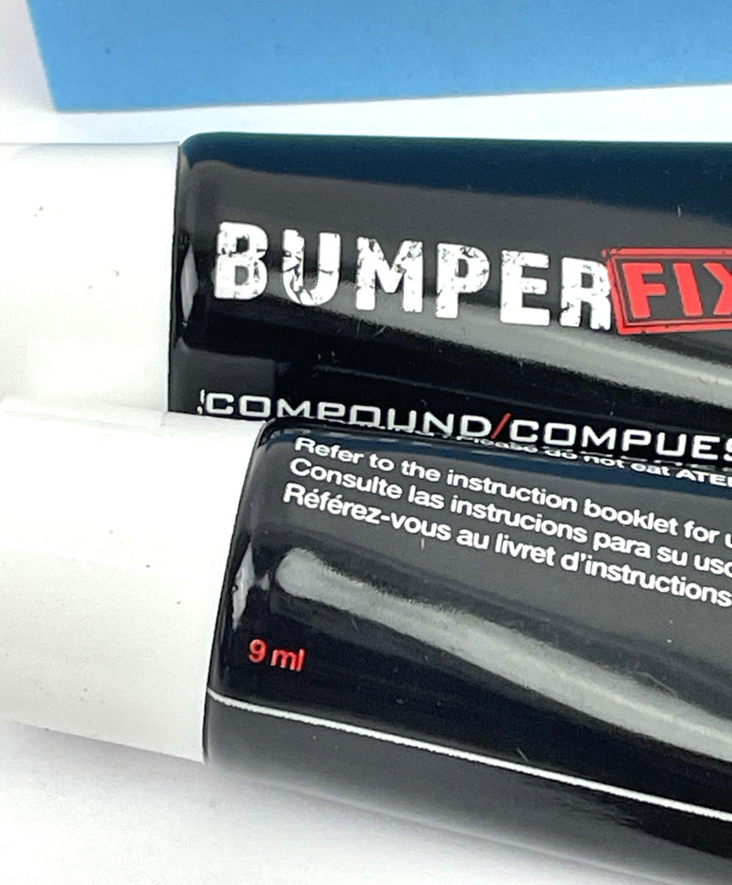 BUMPER SCRATCH FIX COMPOUND FOR SCRAPED SCRATCHED BUMPER 2 BOTTLES