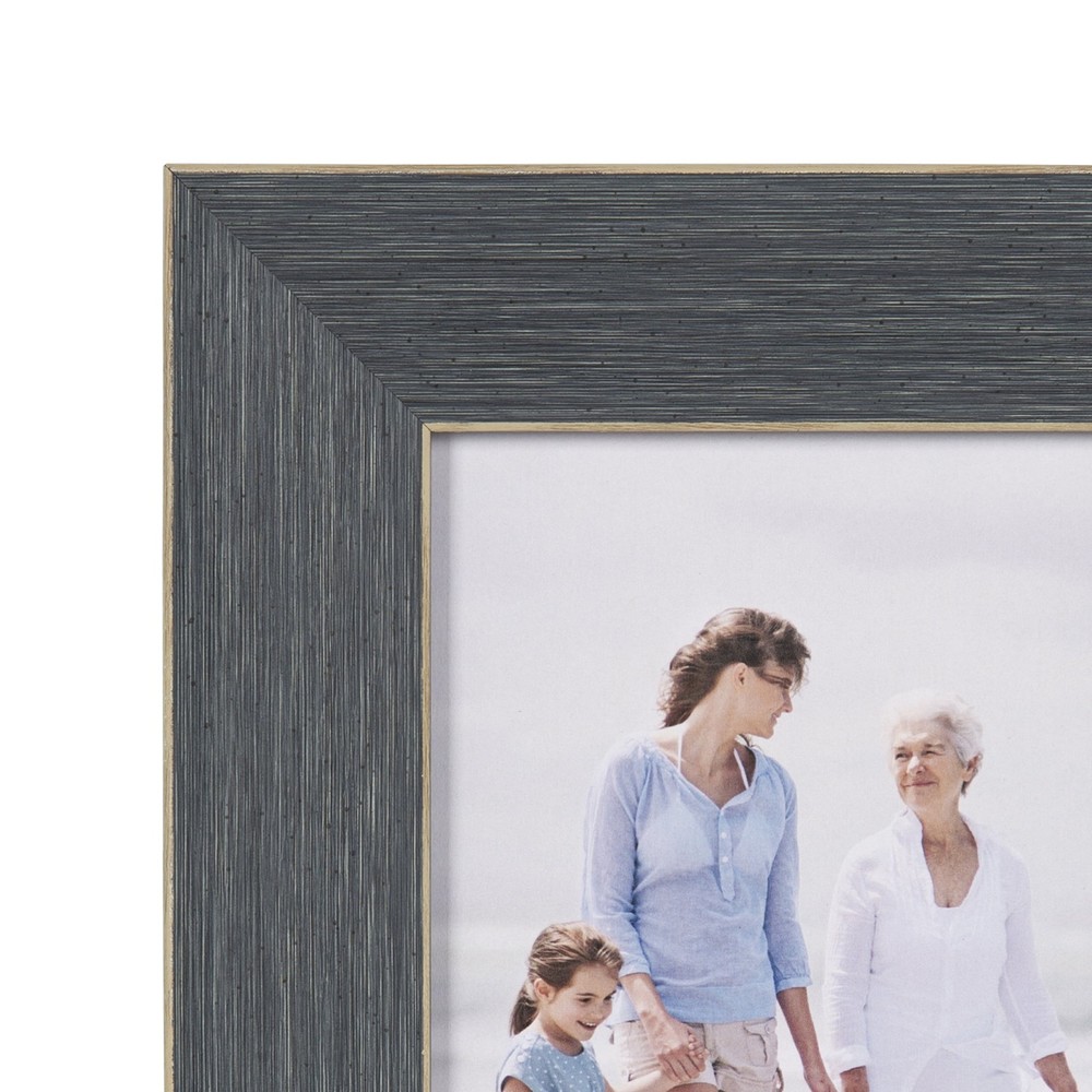 5x7 Chambray Blue Decorative Tabletop Picture Frame