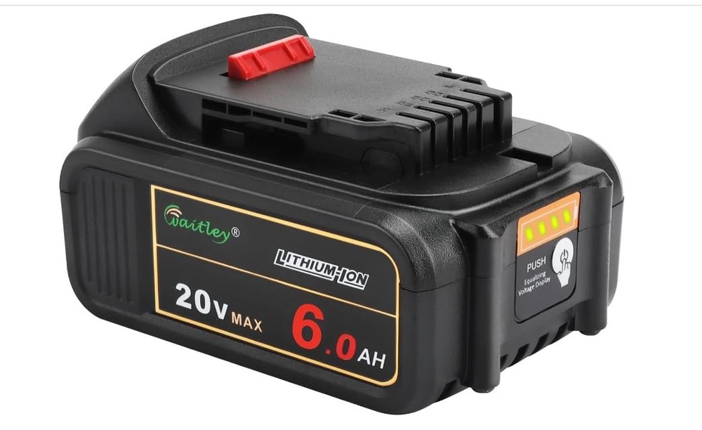20V 6.0A Replacement Battery for Dewalt DCB200 DCD DCF DCG Power Tools