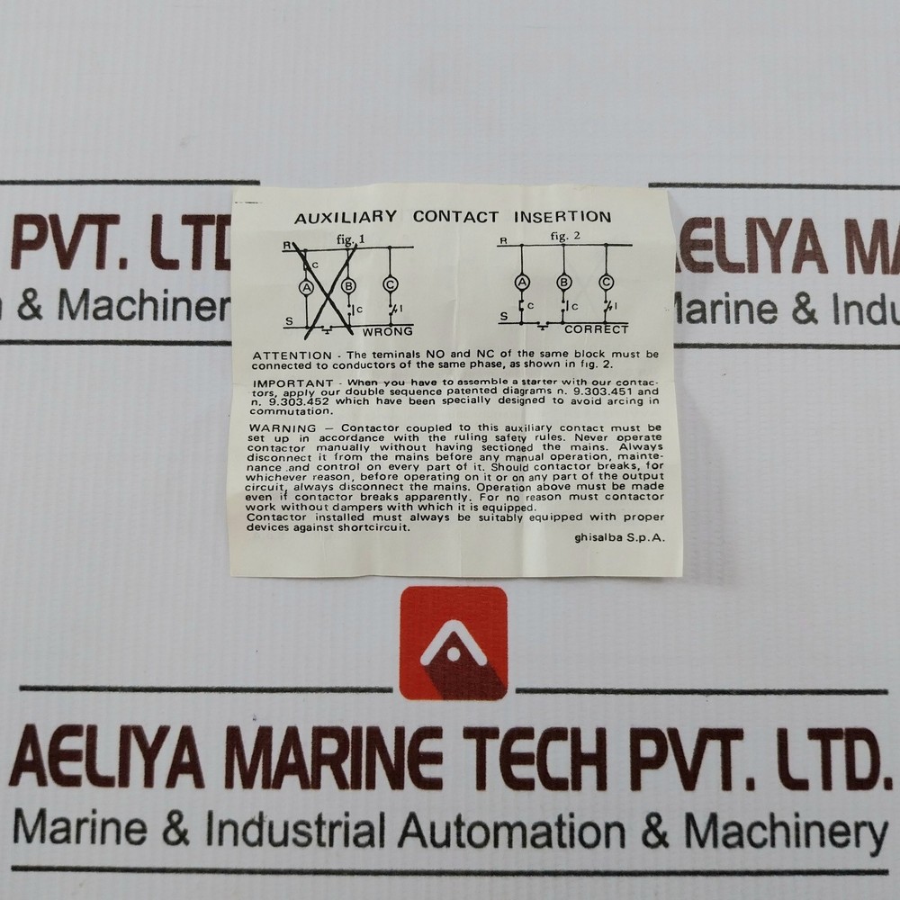 GHISALBA ED11 Auxiliary Contact Block