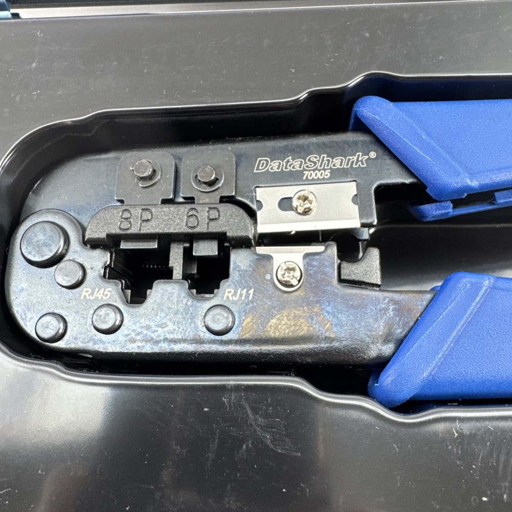 DataShark 70007 Ethernet Network Tool Kit w/RJ45 Crimp Tool, Stripper, Punchdown