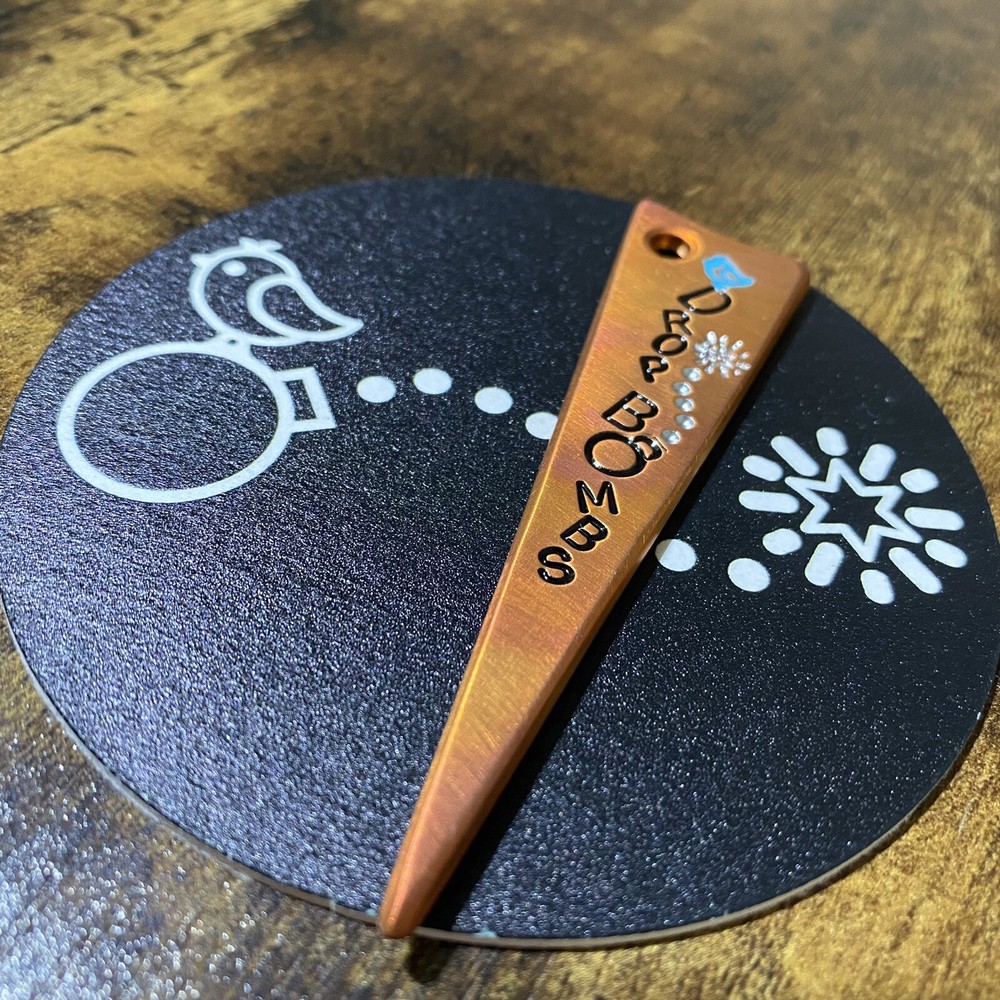 DROP BOMBS!  Hand Made Custom Copper Golf Divot Pitch Repair Tool!