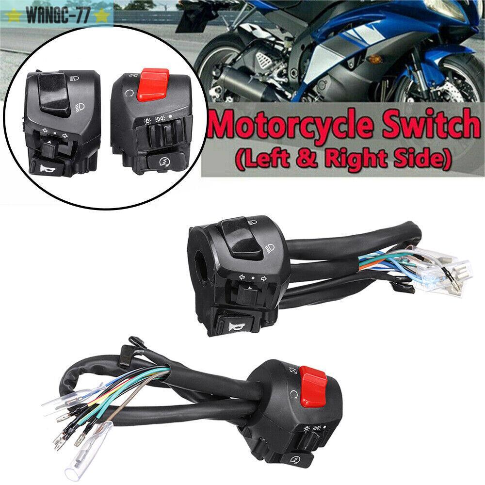 Motorcycle Controller Switch For Handlebar Horn Button Turn Signal Fog Light New